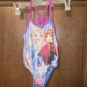 Official Disney Frozen Swimsuit for Kids - 3T - Good Condition - Elsa & Anna